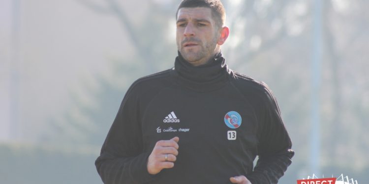 Stefan Mitrovic, capitaine du RC Strasbourg