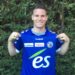 Kévin Gameiro avec le maillot du Racing