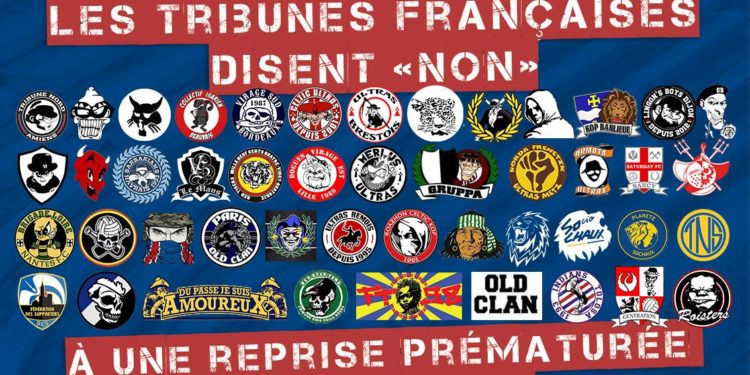 Les tribunes Françaises - Ultras