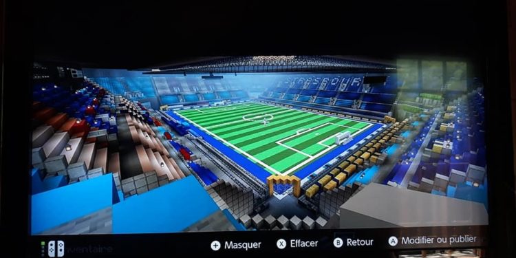 Un supporter du Racing réalise une réplique de la Meinau… Sur Minecraft !