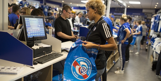 Les boutiques du RCSA à nouveau ouvertes