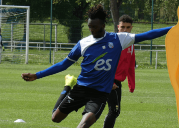 Steve Solvet sous le maillot du Racing