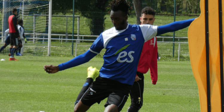 Steve Solvet sous le maillot du Racing