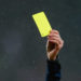 arbitrage - carton jaune - sanction