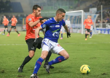 Mickaël Chrétien Lors Du Match Racing SR Colmar @G. Varela 20 Minutes