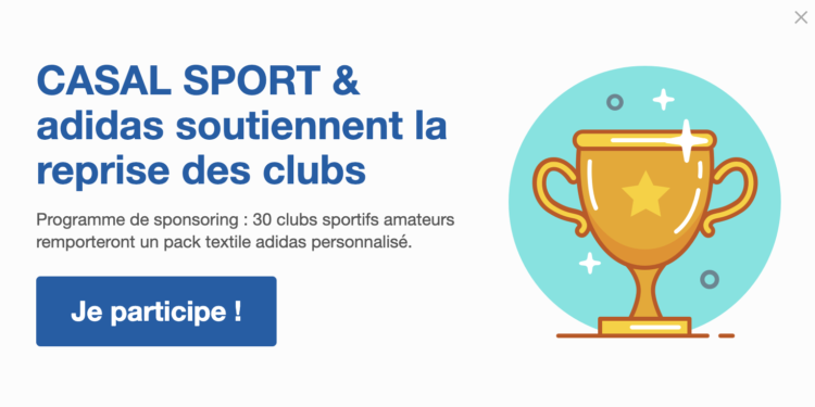Casal Sport vous offre 700 euros d’équipement !