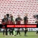 Le groupe de l’OGC Nice face au Racing