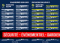 Le calendrier du Racing à imprimer !