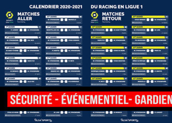 Le calendrier du Racing à imprimer !