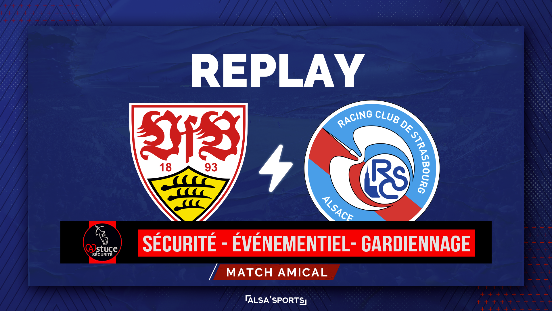 Fanion Racing Club De Lens Vs VFB Stuttgart - Coupe Intertoto 2000