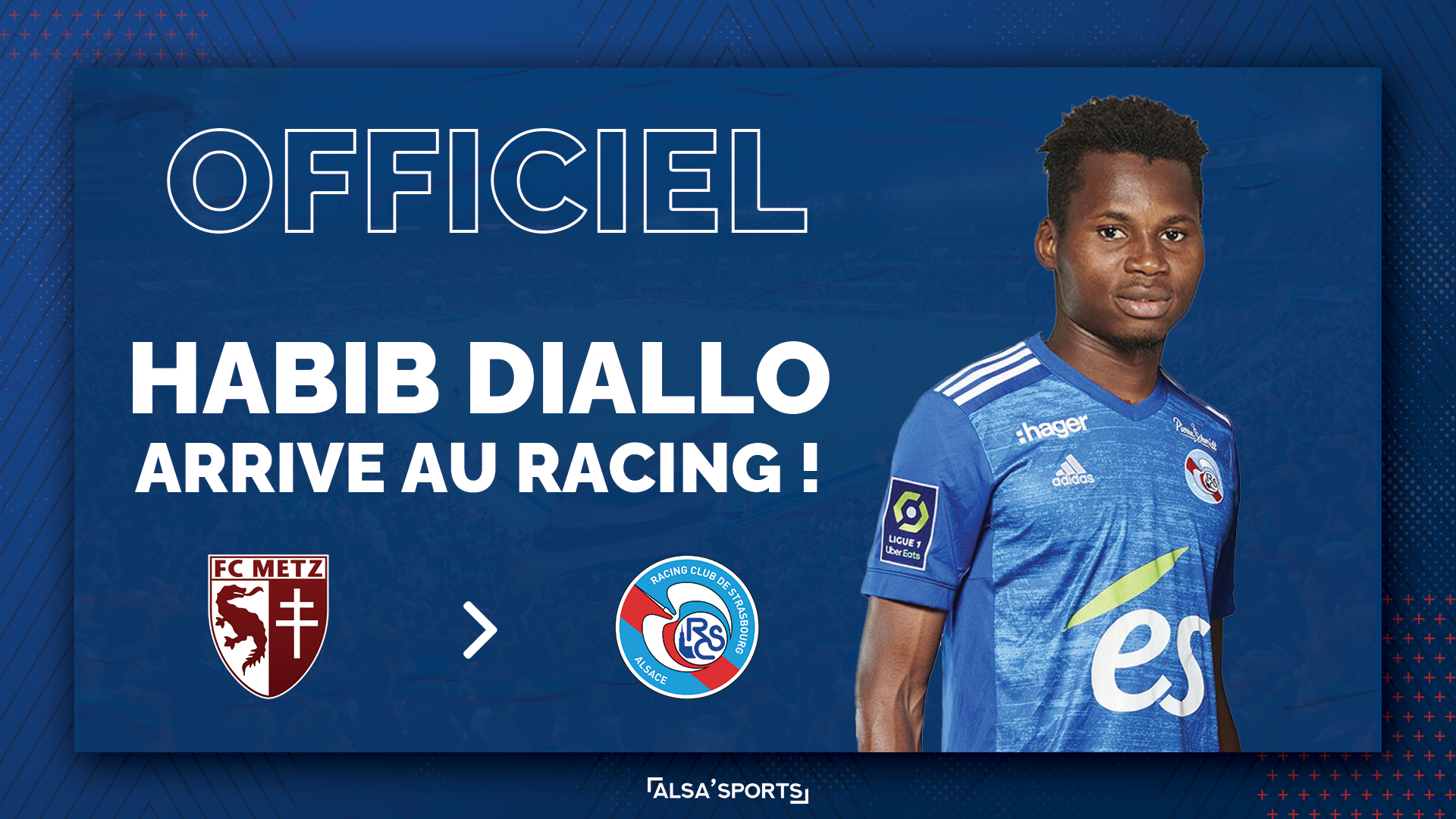 OFFICIEL : Habib Diallo signe au Racing