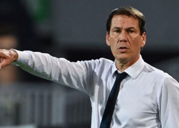 Le onze lyonnais face au Racing