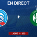 RC Strasbourg – AS Saint-Etienne : Match en direct