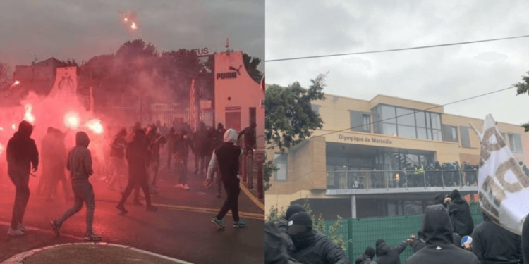 OM : Émeutes & envahissement à La Commanderie