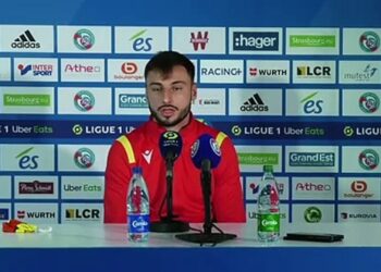 Jonathan Clauss pas inquiet pour le maintien du RC Strasbourg