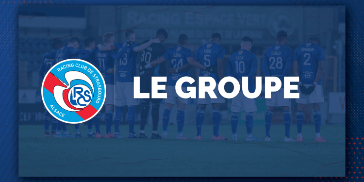 Strasbourg – Lens : Le groupe du RCS