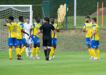 Ismaïl Aaneba premier buteur de la saison du FC Sochaux