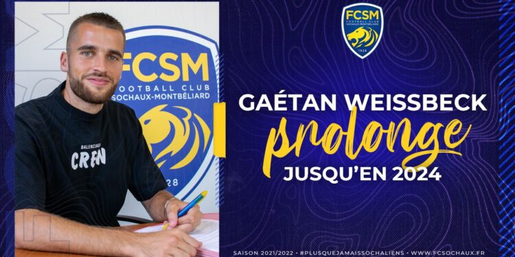 Gaétan Weissbeck prolonge avec Sochaux !