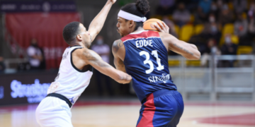 BCL. Vidéo 🎥 : le récital de Jarell Eddie (Strasbourg) face au PAOK