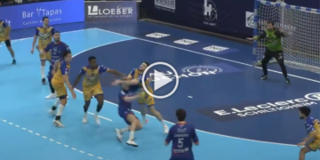 🎥D2 Proligue. L&rsquo;impressionnante cravate sur Bonnemberger (Strasbourg Handball)