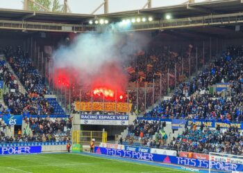 Malgré l’absence des supporters lyonnais, le Racing ouvre la tribune « visiteurs »