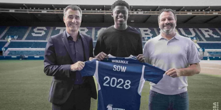 Le défenseur Saïdou Sow officiellement Strasbourgeois jusqu’en 2028