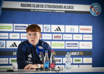 Conférence de Presse : Valentin Barco s’exprime sur son arrivée au Racing Club de Strasbourg