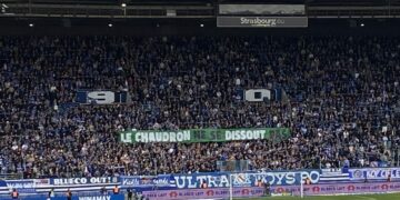 Le Kop strasbourgeois au soutien des Ultras de l&rsquo;ASSE