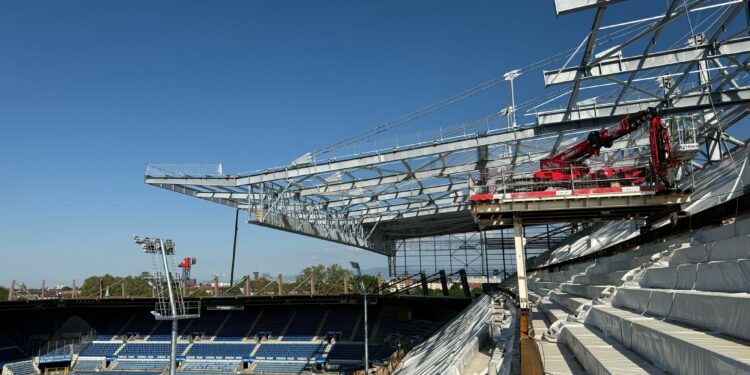 Découvrez les coulisses de la nouvelle tribune sud du Stade de la Meinau