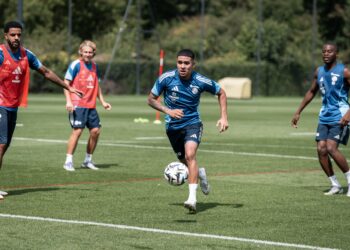Kendry Paez s’entraîne avec le groupe