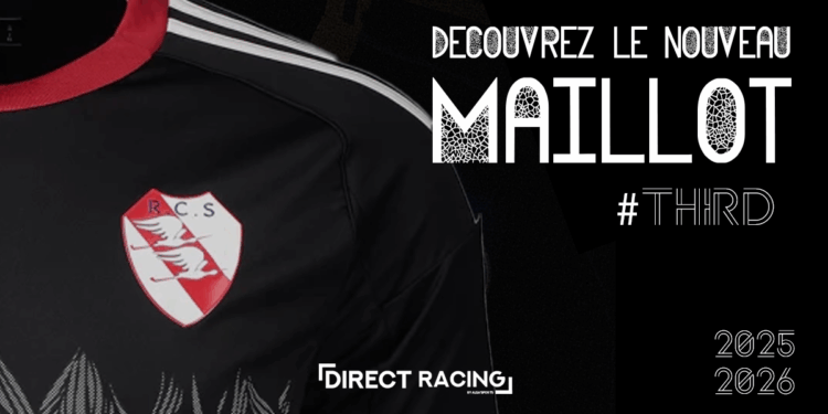 Le Racing dévoile son 3ème maillot  !