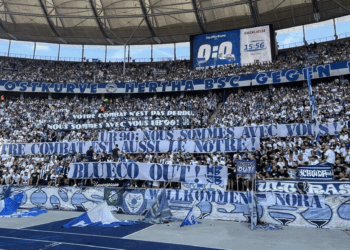 Les Ultras stéphanois, bordelais et berlinois au soutien des UB90