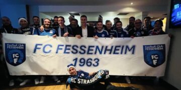 La visite surprise de Marc Keller au FC Fessenheim en Écosse