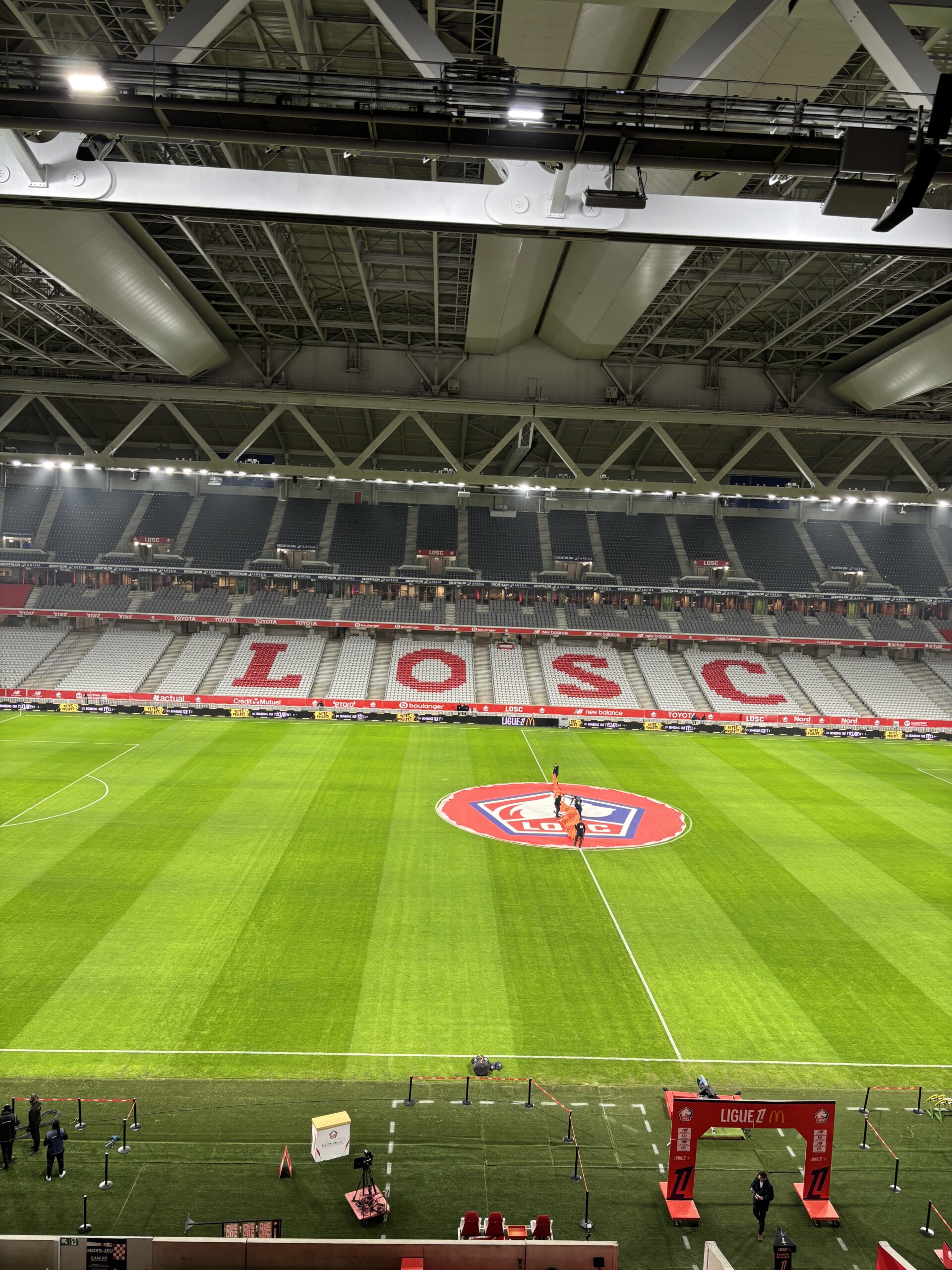 La compo du Racing à Lille !