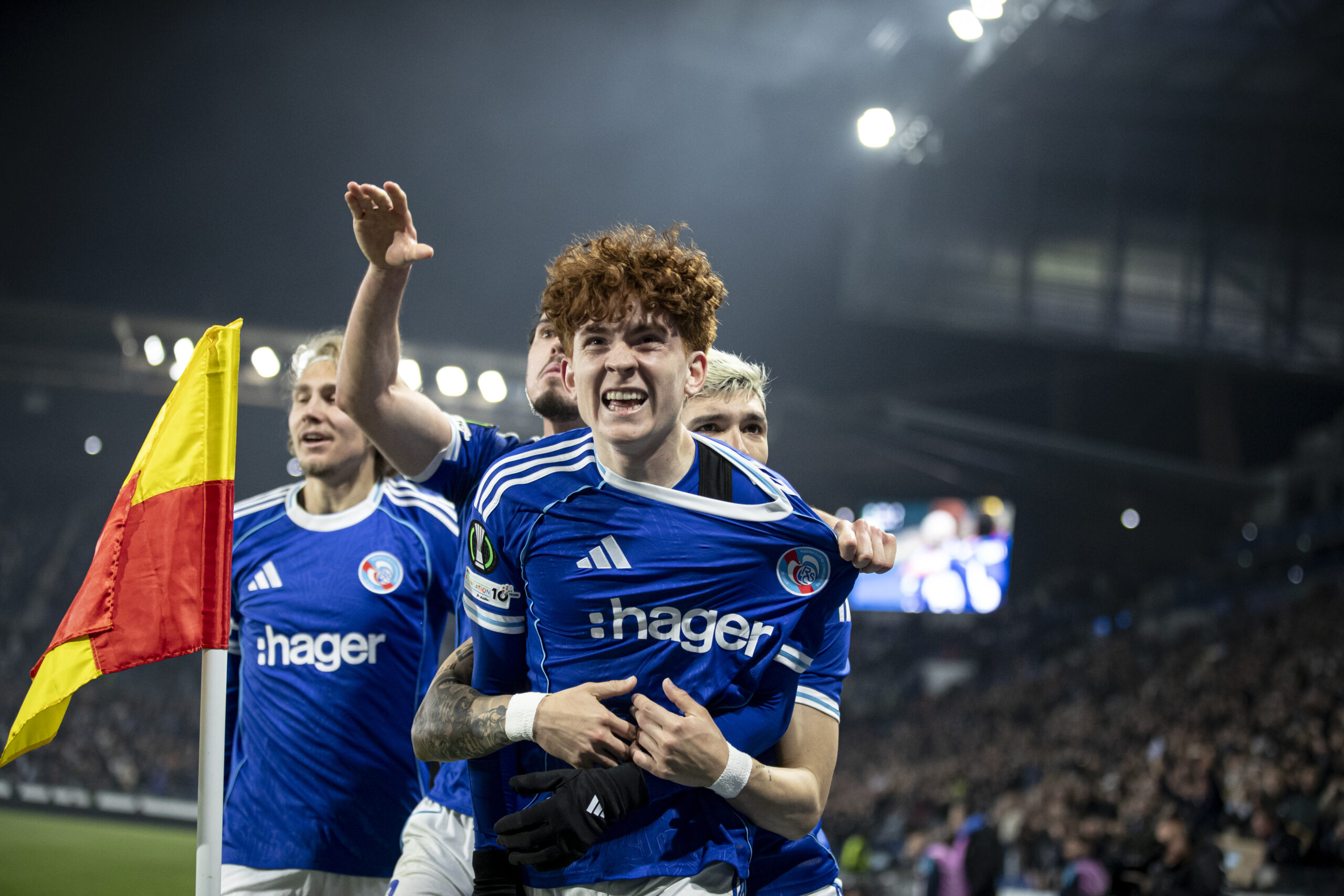 Valentin Barco a quitté le stade en béquilles