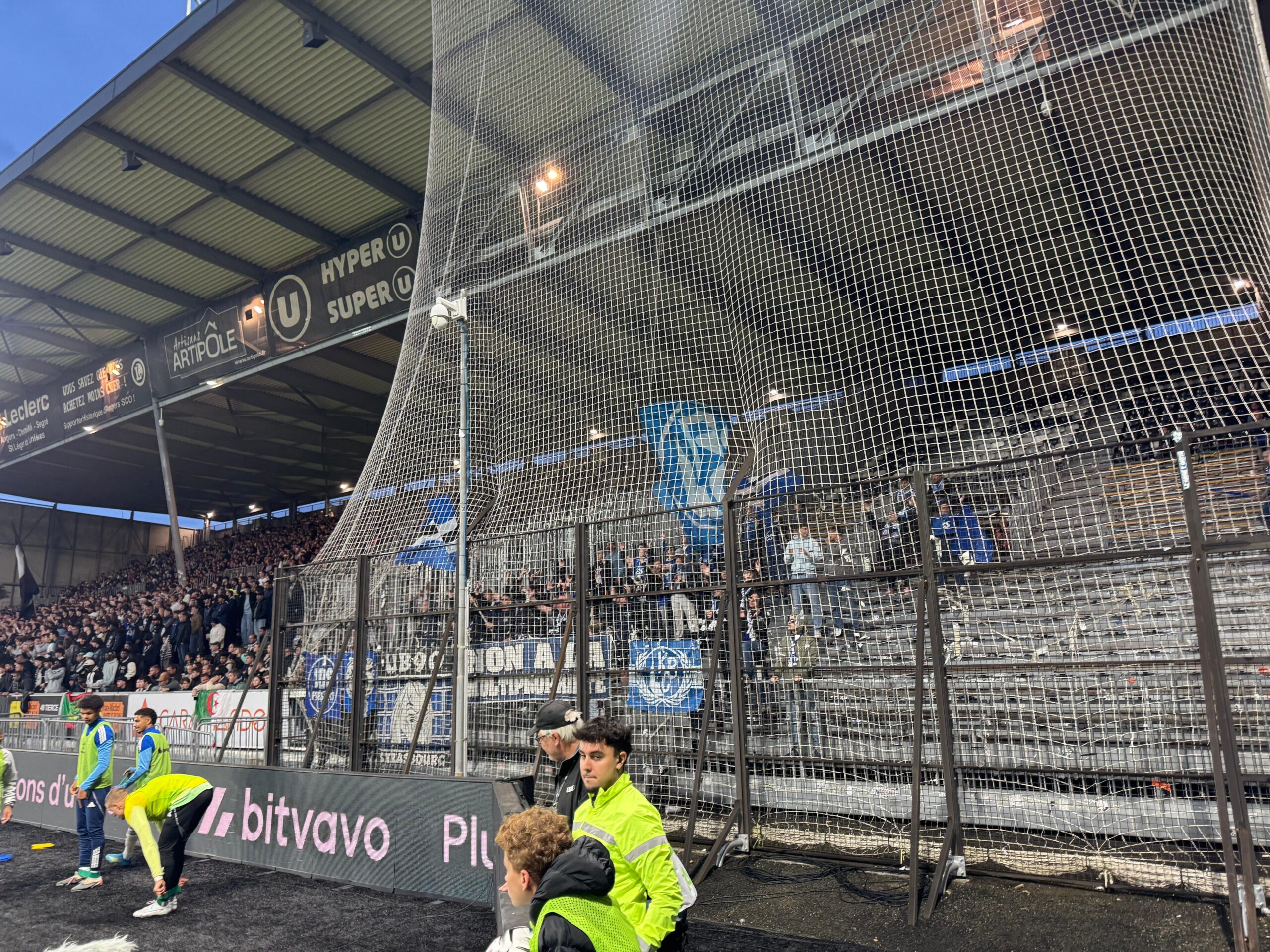 70 supporters strasbourgeois à Angers