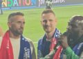Anthony Gonçalves, Ernest Seka et Jérémy Grimm dans le Kop face au Rayo