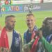 Anthony Gonçalves, Ernest Seka et Jérémy Grimm dans le Kop face au Rayo
