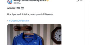 Le Racing tease les années 80 : indice pour le troisième maillot ?