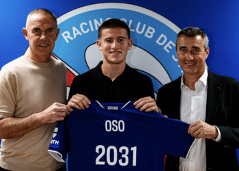 Officiel : Oso s’engage au Racing jusqu’en 2031