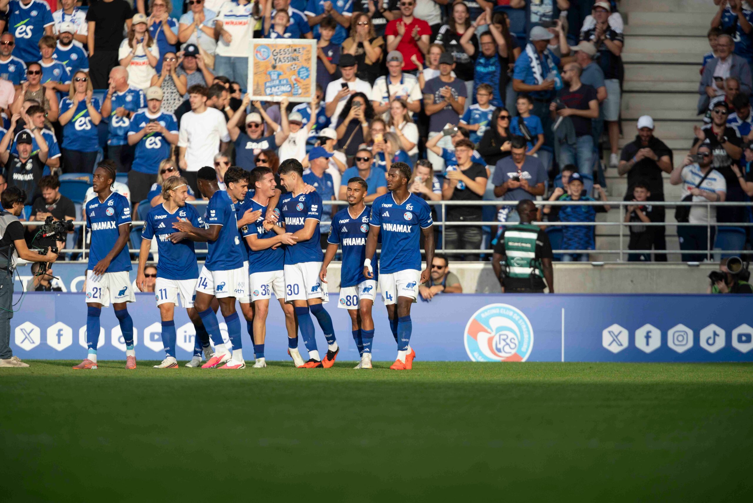 Les temps de jeu des joueurs strasbourgeois après 5 journées