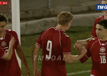 VIDÉO : Les deux buts de Conrad Harder avec le Danemark