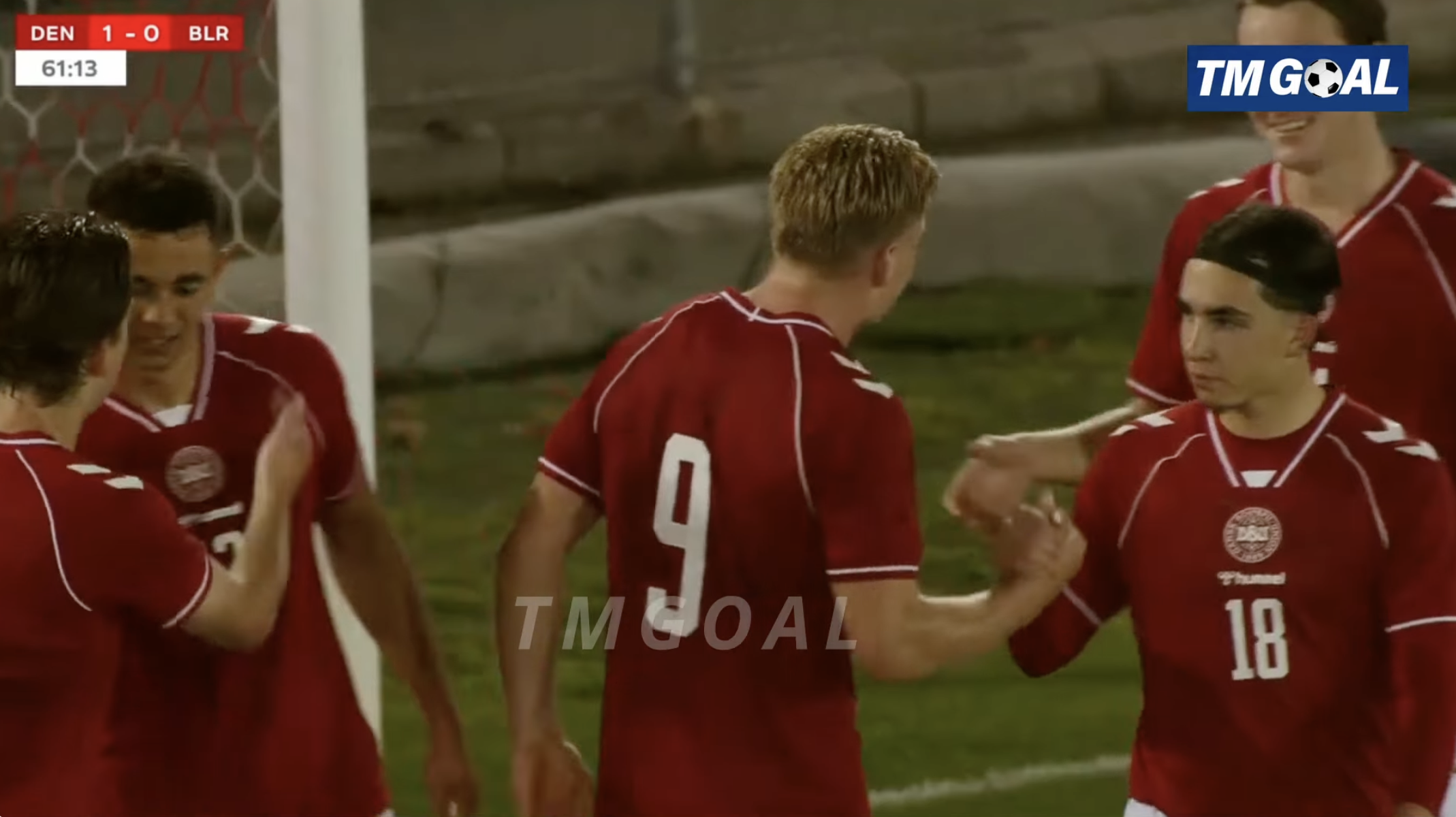 VIDÉO : Les deux buts de Conrad Harder avec le Danemark