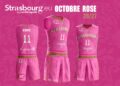 La SIG Strasbourg dévoile ses nouveaux maillots pour Octobre Rose