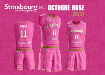 La SIG Strasbourg dévoile ses nouveaux maillots pour Octobre Rose