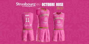 La SIG Strasbourg dévoile ses nouveaux maillots pour Octobre Rose