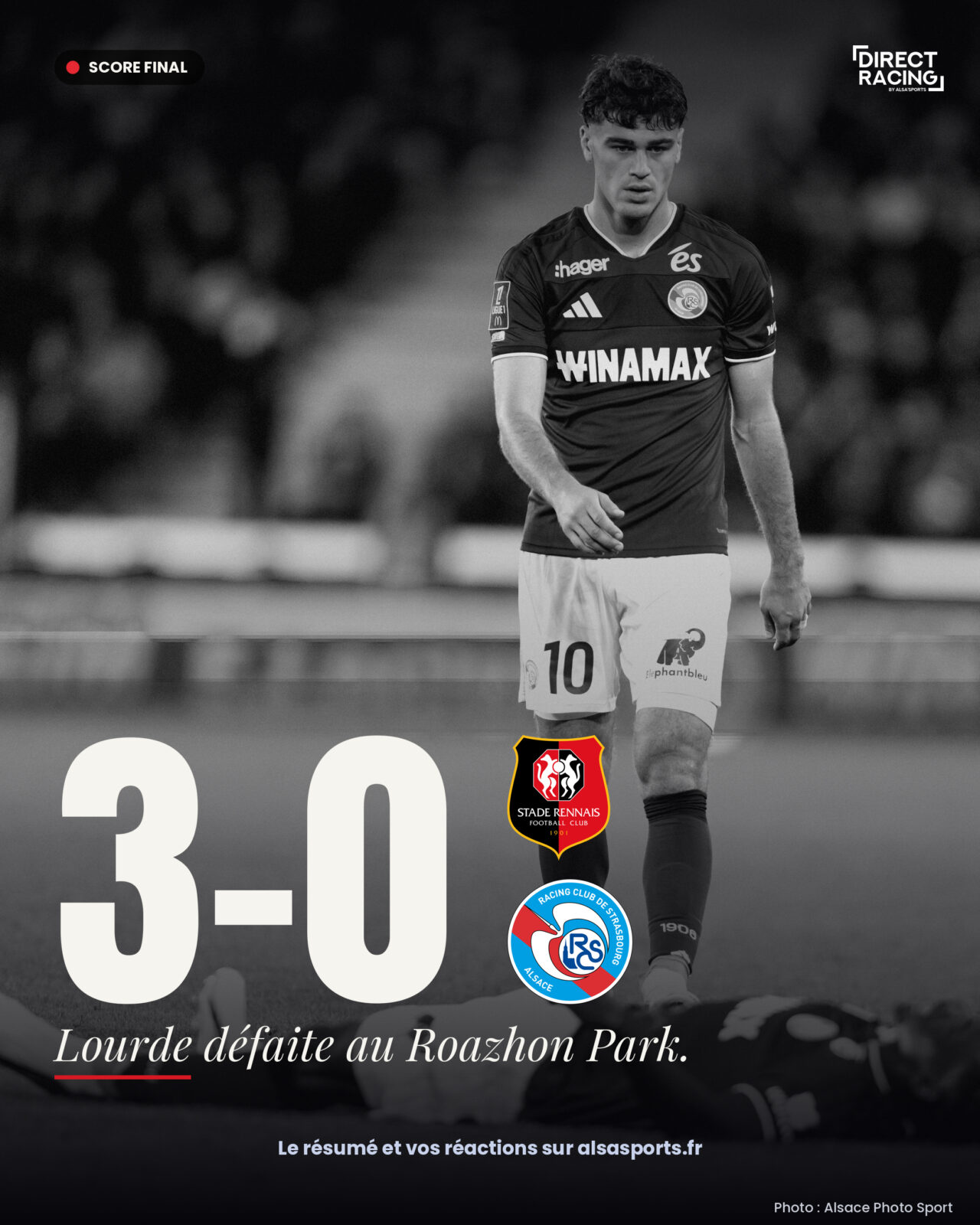 Fin du match.