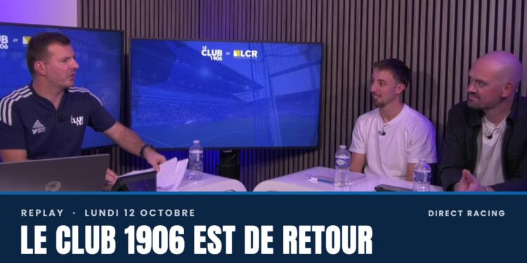 Le plateau du Club 1906 lors de l'émission du 12 octobre 2026