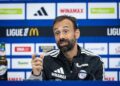 Hugo Oliveira argumente, conférence de presse du Racing avant Rennes, 23 octobre 2026