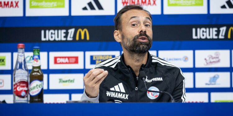 Hugo Oliveira explique, conférence de presse du Racing avant Rennes, 23 octobre 2026